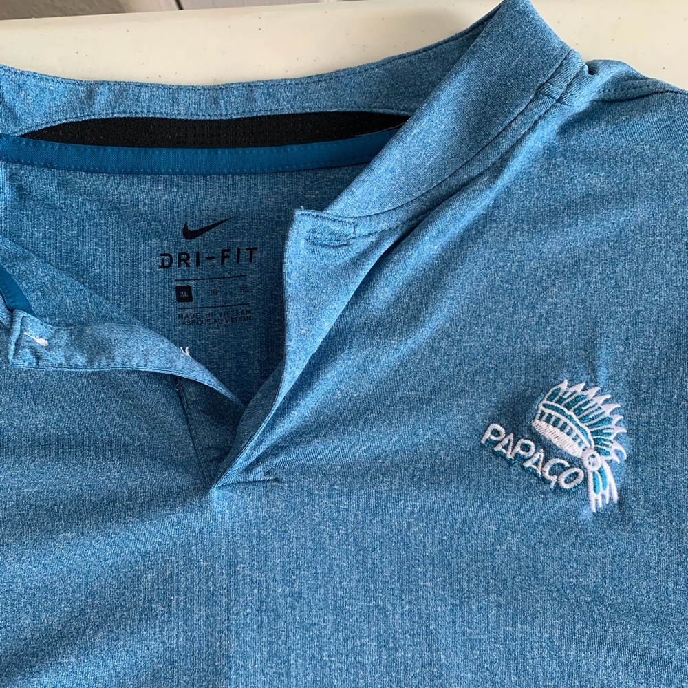 Nike golf mock blade collar Papago golf course